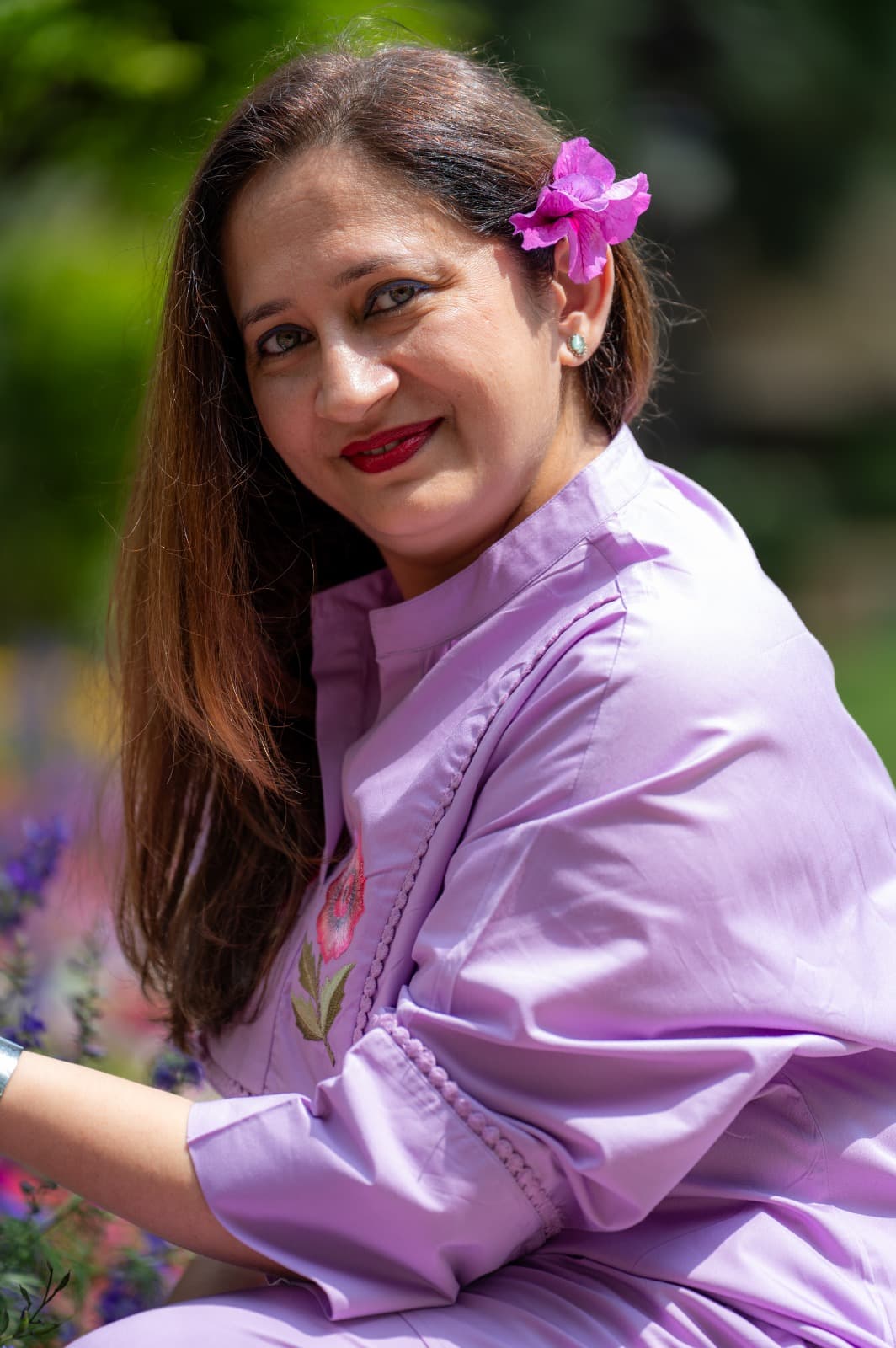 Mora Mora Lavender Floral Cotton Co-Ord Set